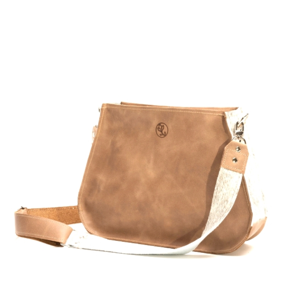 Alison Crossbody In Mocha Leather | Brindle